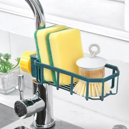 Kitchen Storage Household Bathroom Adjustable Multifunction Towel Shelf Basket Sink Drain Rack Sponge Brush Holder Faucet