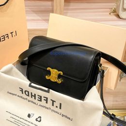 designer backpack straw bag Triumphal internet celebrity celinis black gold crossbody bag teen fashion shoulder small bag