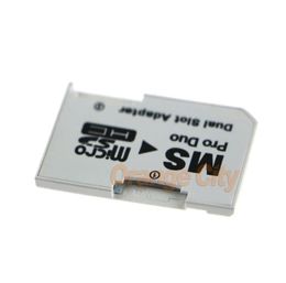 Micro SD TF to Memory Stick MS Pro Duo For PSP 1000 2000 3000 Card Dual 2 Slot Adapter Converter1988735