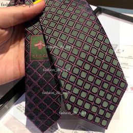 gurtel tie Designer Stripe Embroidered Ties Army Green Men Silk Tie Business Casual Fashion High Quality Bow Ties Tie 11