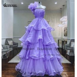 Party Dresses Lakshmigown Princess Women Lilac Wedding Evening Gowns 2024 Vestido Elegant One Shoulder Girls Homecoming Birthday