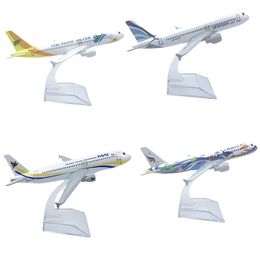 16cm Die-cast Metal Airplane Air Airbus 320 350 340 1400 Scale Planes Model Airplane Aircraft Model Toys 240516