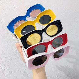 Rectangle Steampunk Sunglasses Women Small Vintage Brand Designer Sun Glasses Retro Yellow ladies Sunglass Eyewear Female Shades 302v