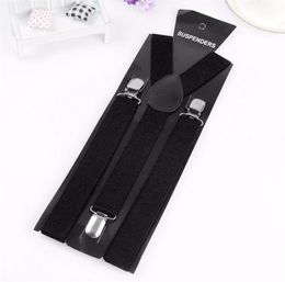 New Mens Womens Unisex Clipon Suspenders Elastic YShape Adjustable Braces Colourful For Female Male Fashion Accessory3714420