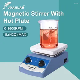 Magnetic Stirrer Plate Laboratory Heating Mixer With Stir Bar 1L 1600rpm Lab Equipment
