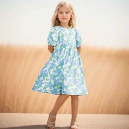 Girl's Dresses Dress Girl Floral Pattern Girls Dresses Summer Children Dresses Casual Style Costume Girl 6 8 10 12 14