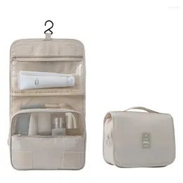 Storage Bags Hanging Portable Travel Toiletry Bag Makeup Cosmetic Beautician Folding Bathroom Shower Organiser Wash