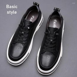 2024 top Increased Board Shoes Casual 6-8 CM Internal Heightening Sneakers Man Sport Leather Loafers Footwear Male Elevator Trainers 3ssss