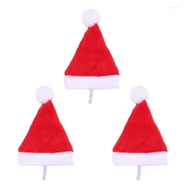 Dog Apparel 3PCS Dogs Costume Hat Christmas Dress Up Festive Cap Cat Pography Props