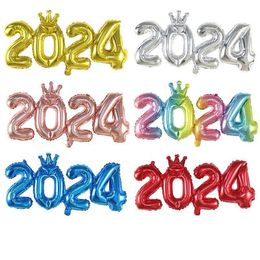 Creative New Year Number Foil Balloons Home Party Supplies Happy Christmas Decorations Balloon