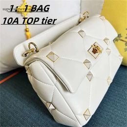 10A Retro Mirror Quality Designers top s designers women wallet black handbag Valenti bags gold chain classic flap shoulder bag satchel