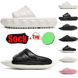 brand B It Designer Slippers For Mens Womens Rubber Leather Platform Sandals Ari Rubber Black White Embossed Pink Oreo Flats Slides Emboss Sandale Size Top