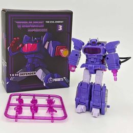 Transformation toys Robots PocketToys Transformation PT-03 PT03 Shockwave Mini Pocket Battle KO DX9 G1 Action Picture Robot Toys WX