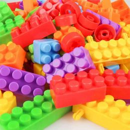 Other Toys 160pcs/bag plastic childrens building blocks DIY assembly toys childrens education toys baby gifts S245163 S245163