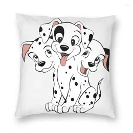 Pillow Kawaii Cartoon Dalmatians Cover Double Side Printing Cute Dog Pet Floor Case For Sofa Pillowcase Home Decorative