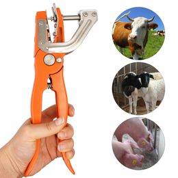 1Pcs Cow Goat Ear tag Pliers Practical Ear Tag Cutter Pliers Livestock Metal Goat Ear Tag Animal Tool Plier Forcep Applicator 240516