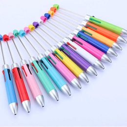 Four Diy Colour Beaded Pen Busin Multi Colour Advertising Gift Handmade Plastic Ballpoint