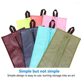 Storage Bags Useful Shoe Packaging Organizer Portable Bag Smooth Zipper Shoes Closet Dust-proof