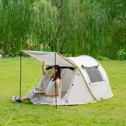 Tents And Shelters Quick Automatic Opening Tent 2-3 People Camping Waterproof Outdoor Hiking Fishing Family Travel Backpacking Sun Shade