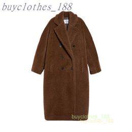Women's Mid-length Trench Coat Maxmaras Wool Blend Coat Italian Brand Women's Luxury Coat High Quality Cashmere Coat Jwbv