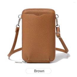 Wallets Multifunctional Women Handbags Casual Clemence Soft Leather Large Capacity Pu Shoulder Bag