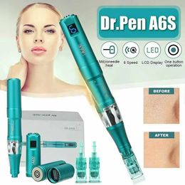 Dr Pen A6S trådlös Microneedling Professional Electric Auto Dermapen Face Skin Beauty Pen Machine