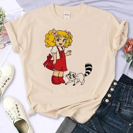 Candy Tshirts Mens Women Streetwear Summer Japanese Short Sleeve tshirt Female y2k Manga Harajuku Clothes 240510