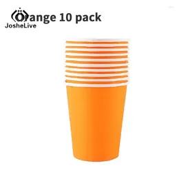 Disposable Cups Straws Eco-friendly Paper Tableware Easy To Clean Baby Shower Supplies Party Premium Gold Reusable Wedding Stylish