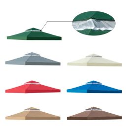 3x3M 300D Garden Camping Awning Tent Shelter Waterproof Outdoor Tent Canopy Top Roof Sun Shadow Cover Gazebos Patio Garden Buildings