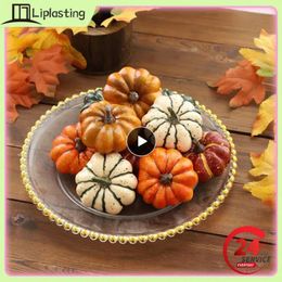 Decorative Flowers Family Party Decoration Props Multi-functional Process Pumpkin Model 8 Options Highly Appraised Crafts Trend