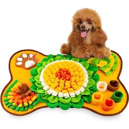 Kitchens Play Food New Pet Odor Mat Foraging Odor Training Blanket Entertainment Interactive Dog Slow Food Mat Education Pet Toys S24516