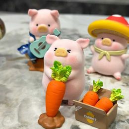 Blind box Canned Pig Lulu Pig Farm blind box collection cute hands for boys and girls making gifts around their hearts tabletop furniture for friends WX