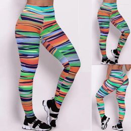 Yoga Outfits High Waist Women's Pants Camouflage Print Leggings Fitness Sports Running Athletic Elastic Slim Trouser