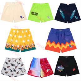 mens designer for men swim high quality sports loose basketball running fiess shorts trend print mesh breathable leisure couple beach short