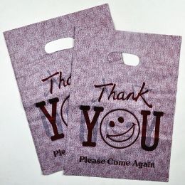 Printed Plastic Recyclable Useful Packaging Bags Shopping Hand Bag Protable Boutique Gift Carrier LL