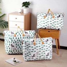 Storage Bags Packing Waterproof Large Moving Finishing School Bag Quilt Large-Capacity Clothes Moisture-Proof