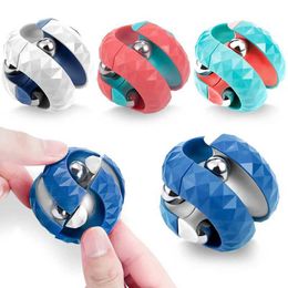 Decompression Toy Decompression toys for children with autism track ball cube anti pressure sensor toys Fidget rotator toys childrens gifts B240515