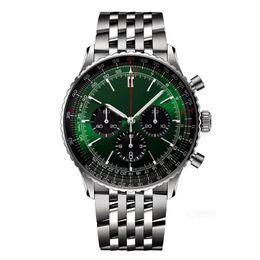 High Quality Stainless Steel VK Quartz Analogue Men Watches multifunction chronograph watch with Gift Box Sapphire Crystal