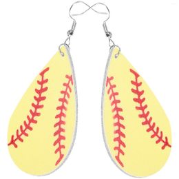 Dangle Earrings Baseball Mother Softball For Women Imitation Sports Gifts