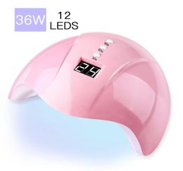 36W UV Nail Lamp Manicure LED Nails Dryers Drying Gel Polish Ice Lamps with 12 Pcs Leds 30s60s99s Auto Sensor Nail Art Tools6559035