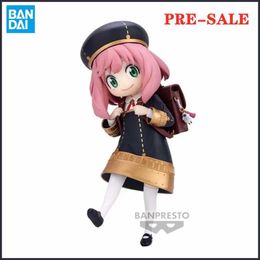Action Toy Figures Original Anime Spy X Family Anya Forged Espresto Toy PVC Action Picture Collector Model Doll Birthday Gift 17cm Y240516