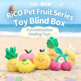 Blind box Looking for RiCO Pet Fruit Series Toy Blind Box Cute Cartoon Doll Birthday Gift Plush Doll Cat Dog Decorative Pendant WX