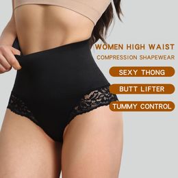 Slimming Shorts Women Body Shaper Lace Underwear High Waist Flat Belly Sheathing Panties Hip Lift Shaping Underwear Tummy Control Shapewears 485