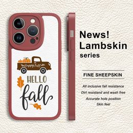 Sheepskin Rubber Shockproof Phone Case for iPhone(B220)