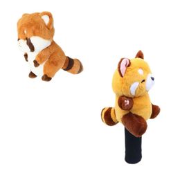 Other Golf Products Bear Golf Wooden Driver Head Cover Scratch resistant Knitted Plush Cute Protector Golf Player Equipment Club Head CoverL2405