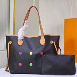 10A Fashion Handbag Tote Bag Designer Bags Leather Logo Brown Women Wallet Shopping Messenger 240115 Totes Colourful NVF Lady Large Shou Htop