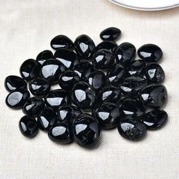 Decorative Figurines Mineraali Random 100g Black Tourmaline Natural Tumbled Stone 2-5cm Gravel Radiation Protection Gems Ornament Craft