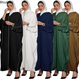 Ethnic Clothing Muslim Fashion Abayas For Women Dubai Elegant Patckwork Maxi Dress Morocco Kaftan Robe Islamic Vestidos Jalabiya Caftan