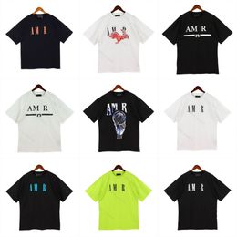 Designer T-shirt Fashion Couple Tshirt Men T shirt Mens Trendy Summer Breathable Cotton Letters Casual Crew Neck Short Sleeve Plus Size Fashion Spray Print tee 20ss