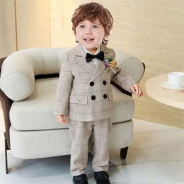 Baby Boys Gary Birthday Party Photography Suit Kids Formal Piano Performance Ceremony Costume Children Wedding Tuxedo Dress